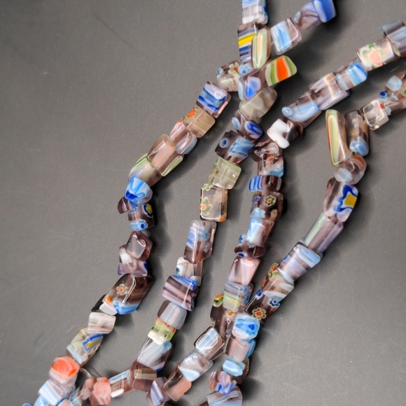 New authentic Millefiori Murano glass necklace from Venice, Italy - Picture 6 of 10